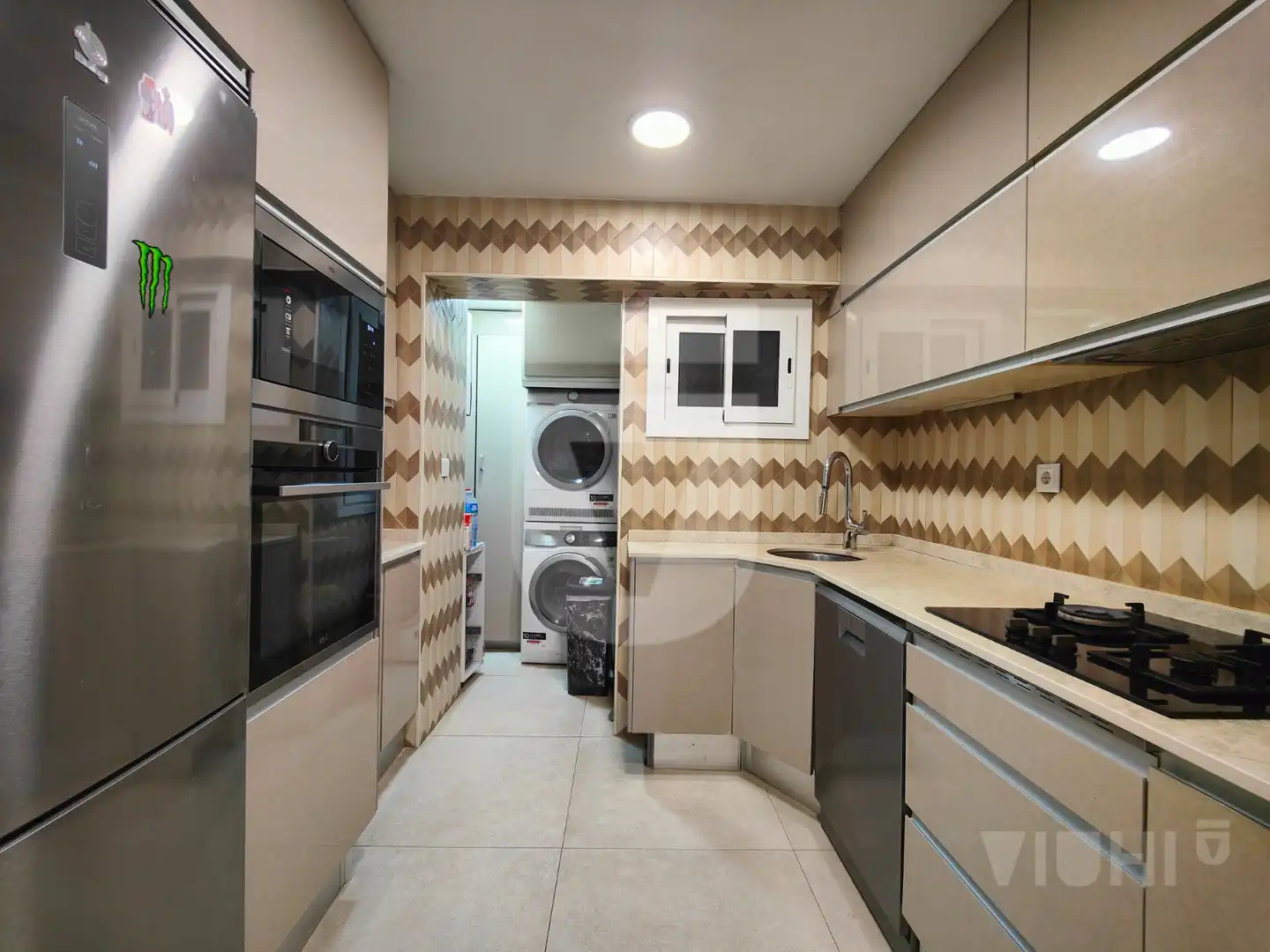 Kitchen of Flat for sale in Barcelona  with Air Conditioner, Heating and Parquet flooring