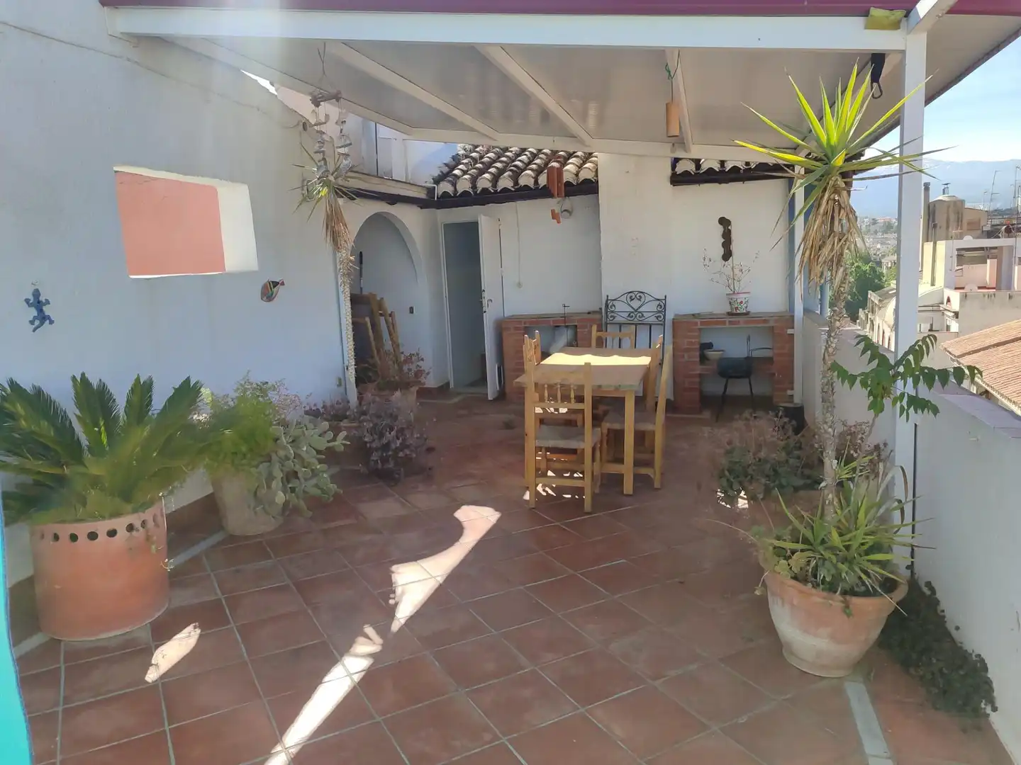 Terrace of Houses for rent in Granada  with Heating, Terrace and Furnished
