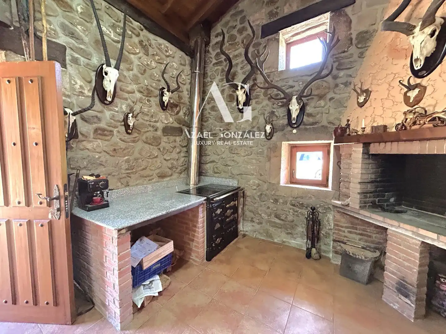 Cocina de Casa o chalet en venta en Ruente con Calefacción, Jardín privado y Terraza