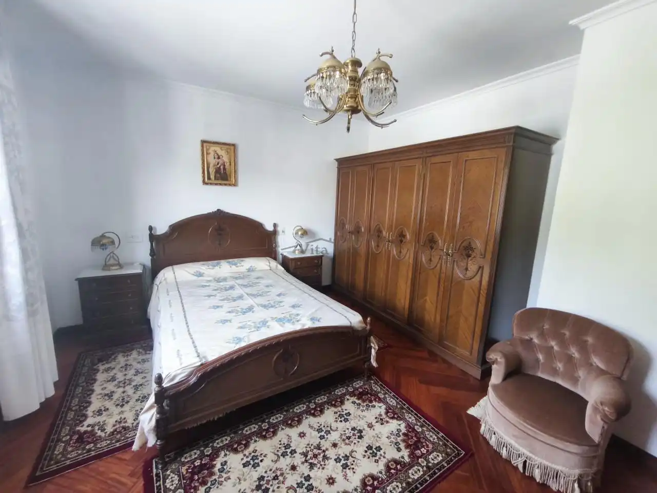 Dormitori de Casa o xalet en venda en Xunqueira de Ambía amb Calefacció, Jardí privat i Moblat