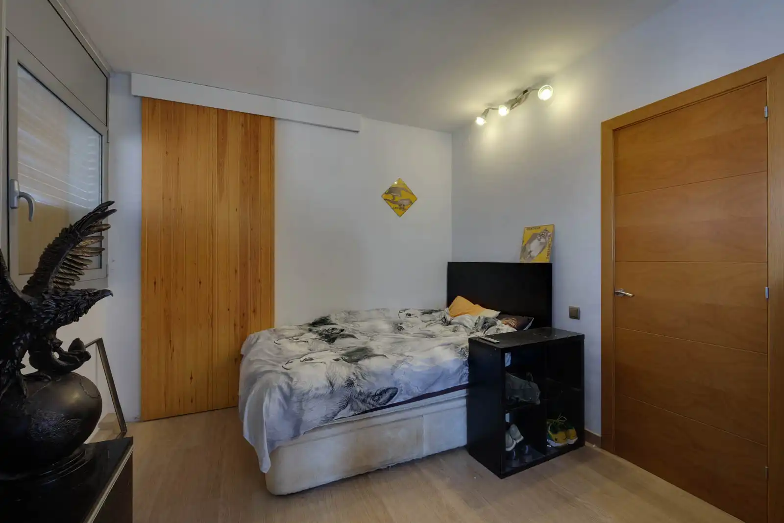 Schlafzimmer von Wohnung zum Verkauf in Barcelona mit Klimaanlage, Heizung und Parkett