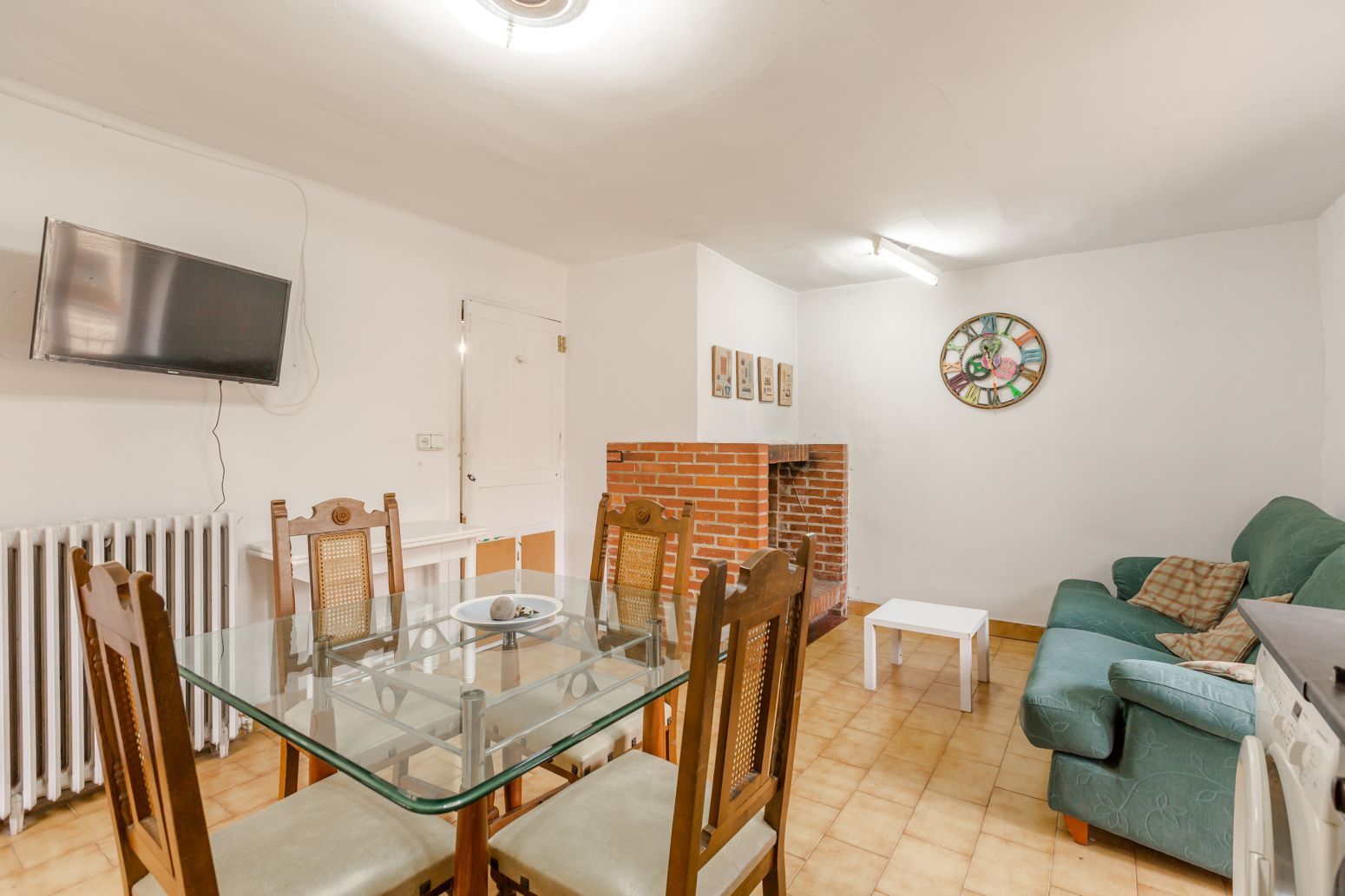 Dining room of Single-family semi-detached for sale in Lerga  with Terrace, Furnished and Balcony