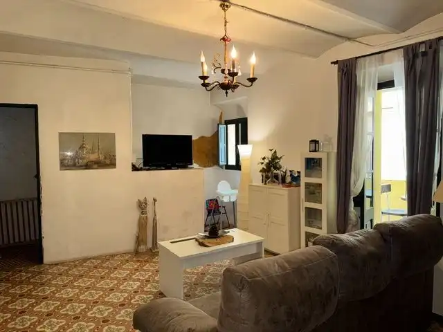 Sala de estar de Finca rústica en venta en Serra de Daró con Calefacción y Terraza