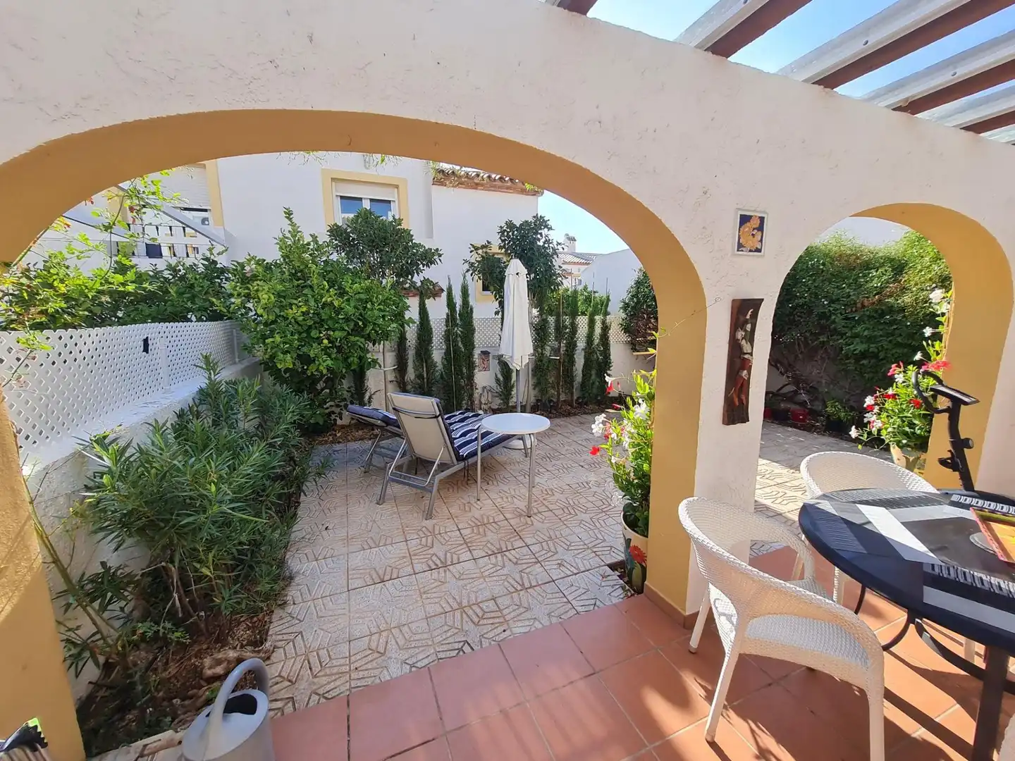 Terrassa de Casa o xalet en venda en Calpe / Calp amb Aire condicionat, Calefacció i Jardí privat