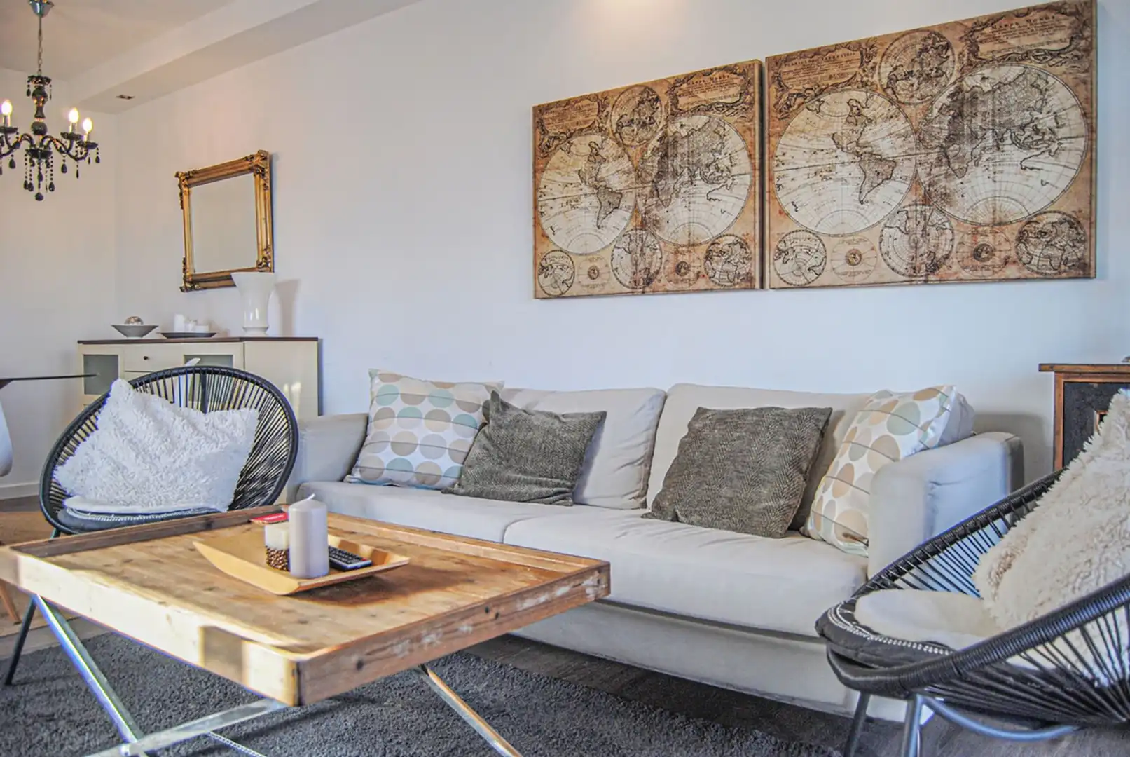 Sala d'estar de Apartament en venda en San Pedro de Alcántara