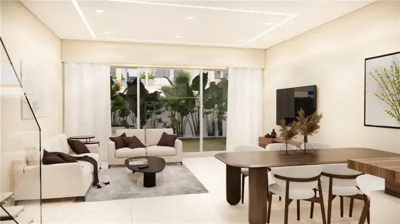 Living room of Ground floor for sale in Ses Salines  with Air Conditioner and Terrace