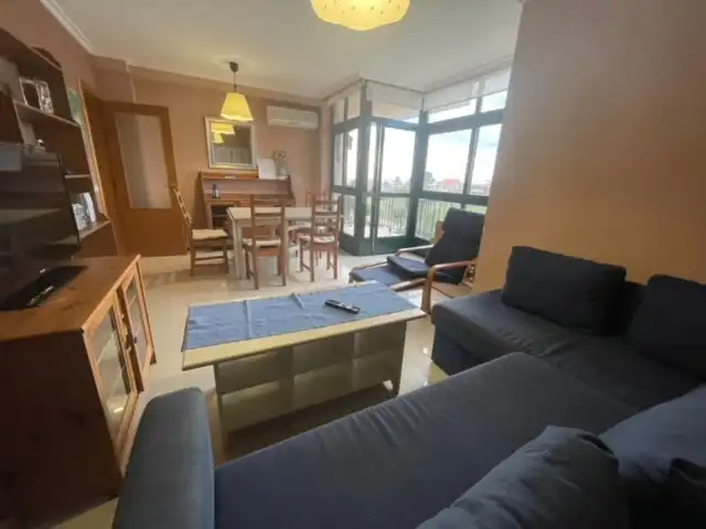 Living room of Flat for sale in Sanxenxo  with Air Conditioner, Heating and Private garden