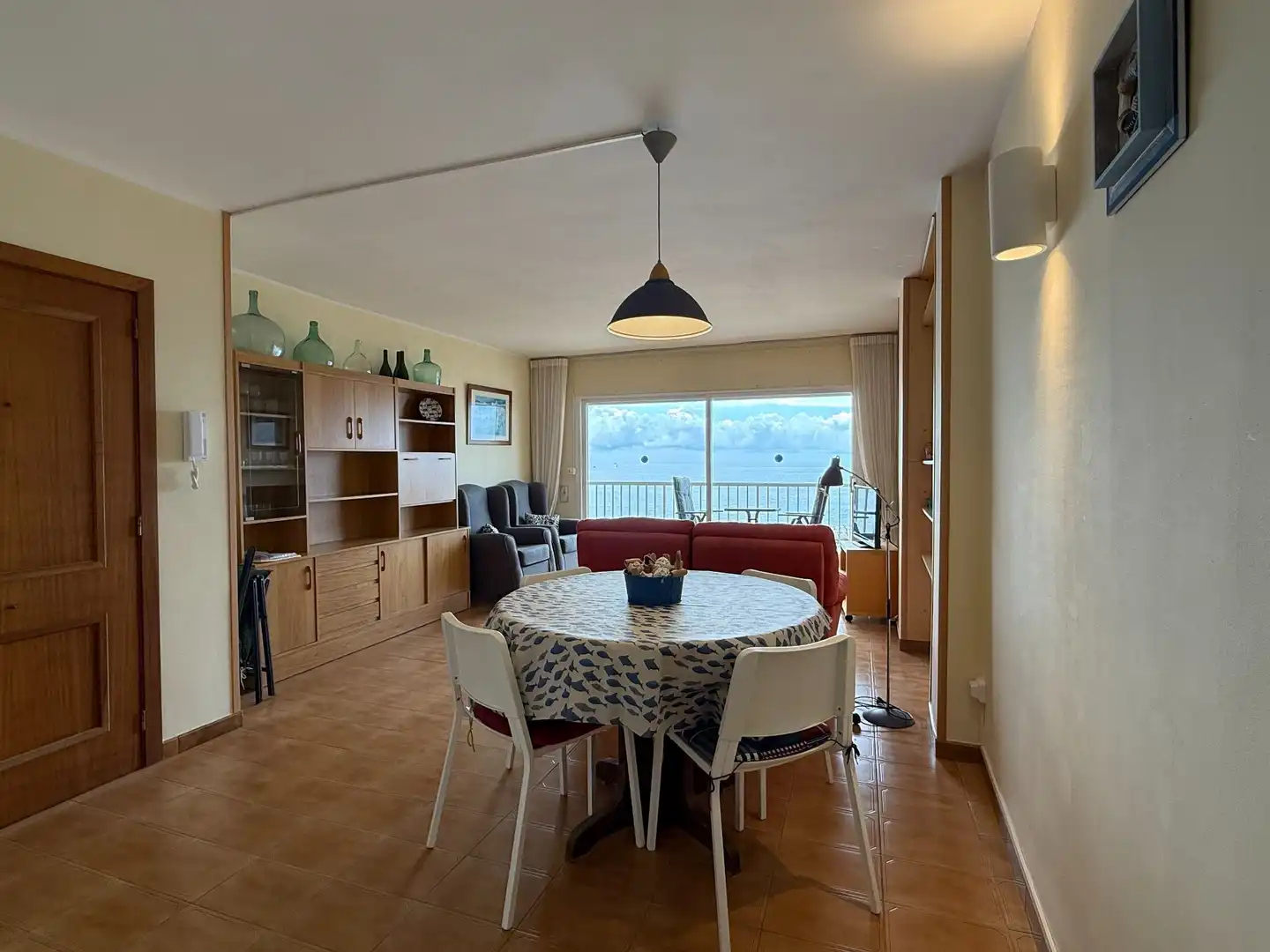 Comedor de Apartamento de alquiler en Calonge i Sant Antoni con Terraza y Amueblado