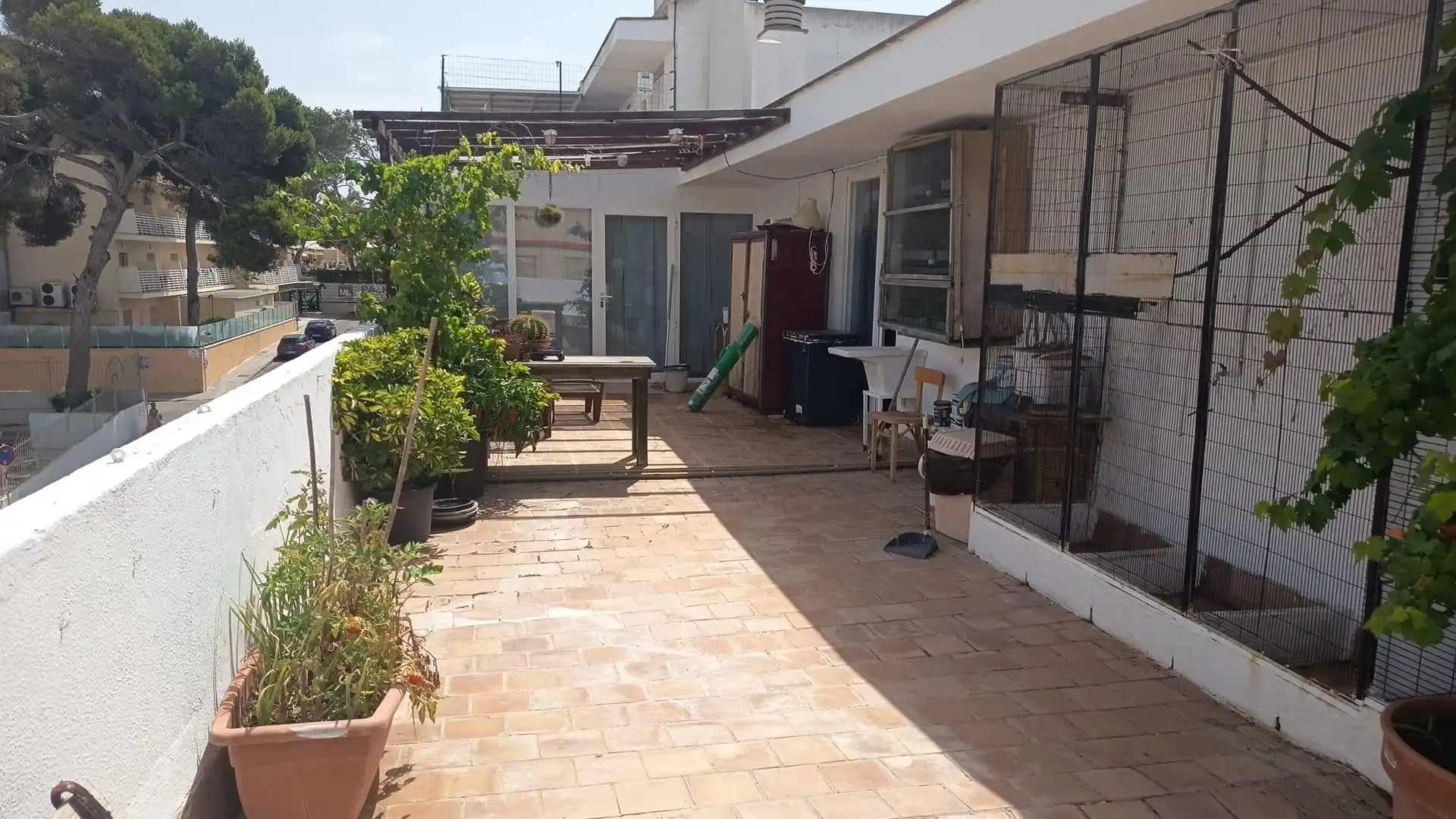 Terrasse von Dachboden zum Verkauf in  Palma de Mallorca mit Terrasse, Möbliert und Ofen