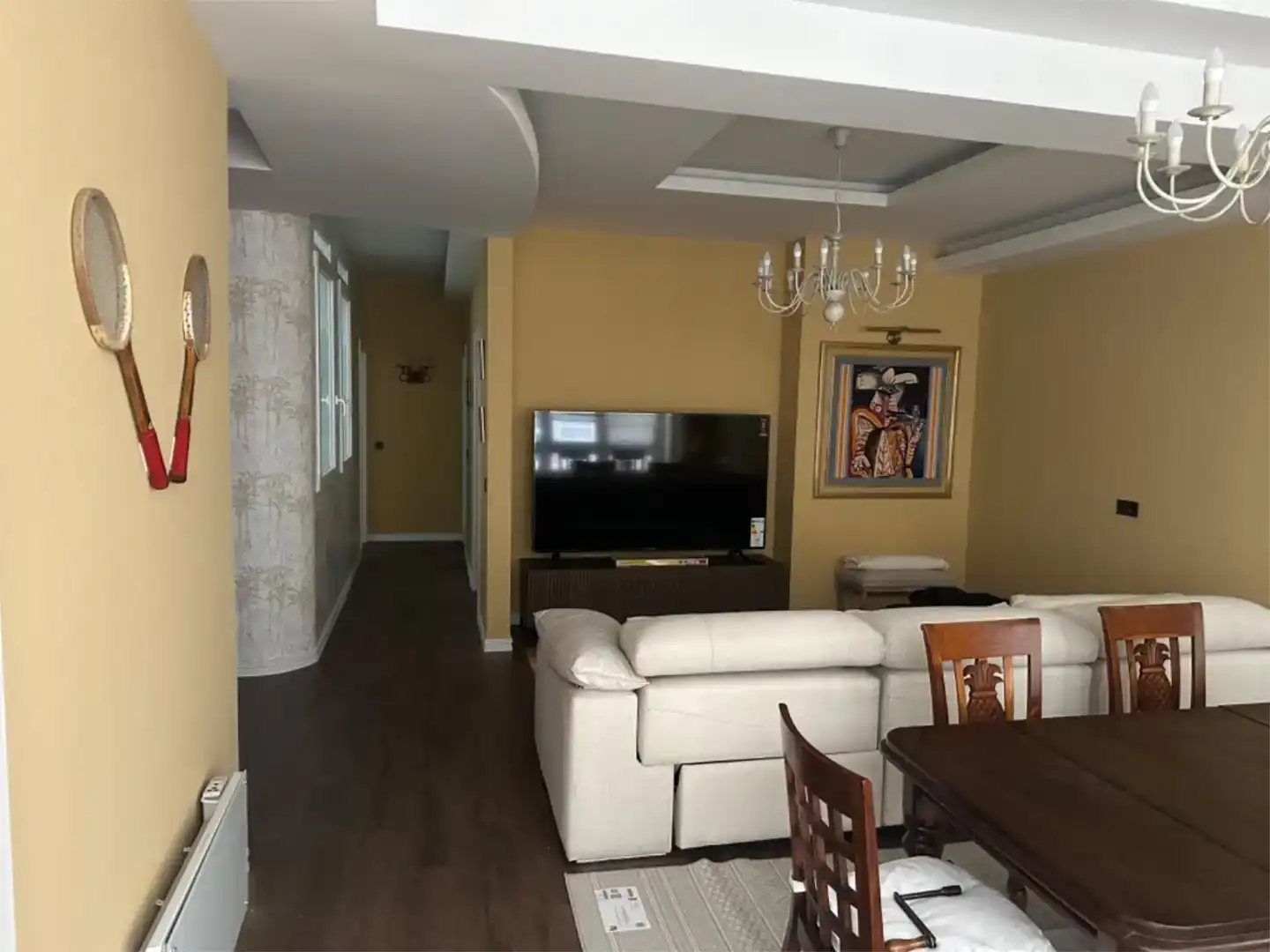 Wohnzimmer von Wohnung zur Miete in Ferrol mit Abstellraum und Möbliert