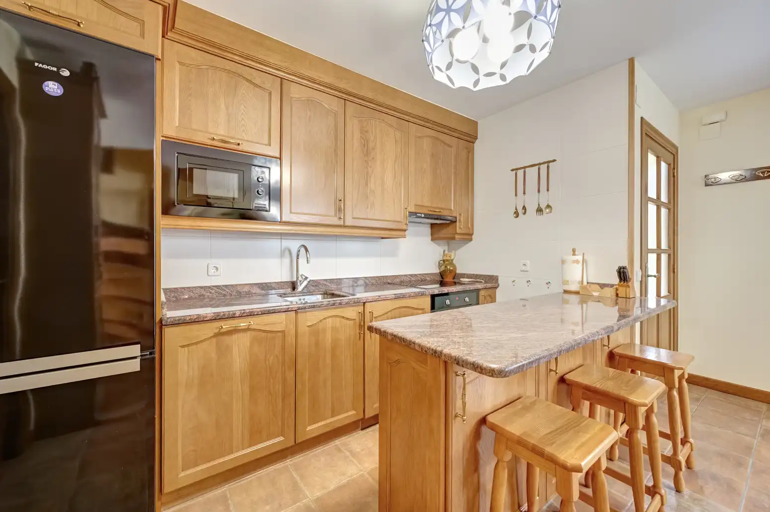 Kitchen of Flat for sale in Garde  with Heating and Terrace