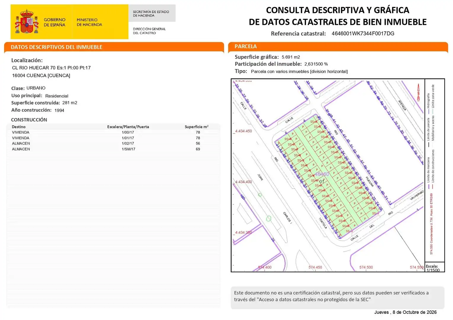 Adossat amb terrassa en venda a RIO HUECAR, imagen 65