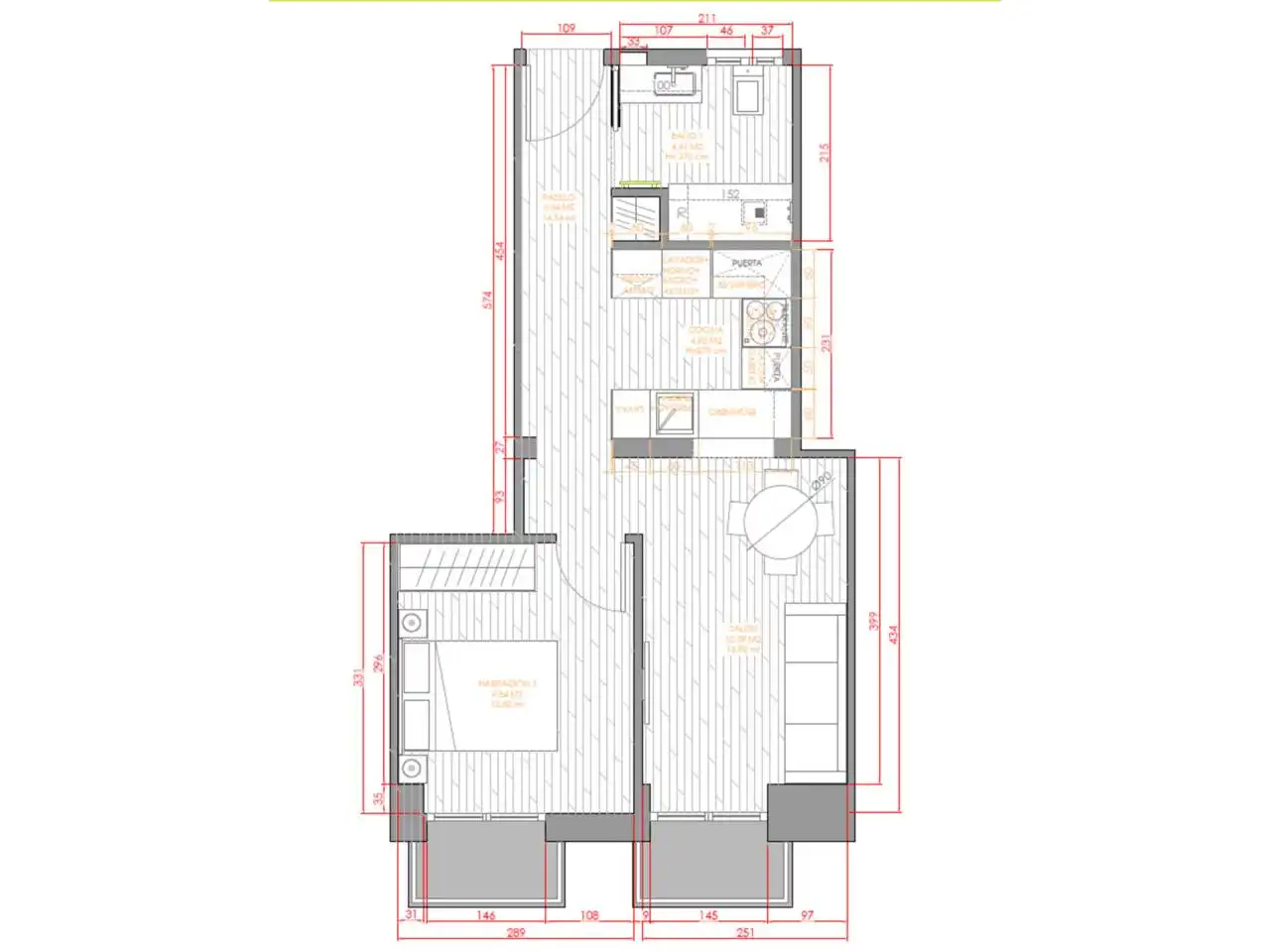 Flat for sale in Madrid  with Air Conditioner, Heating and Balcony