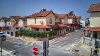 Exterior view of Single-family semi-detached for sale in Bollullos de la Mitación  with Air Conditioner, Heating and Parquet flooring