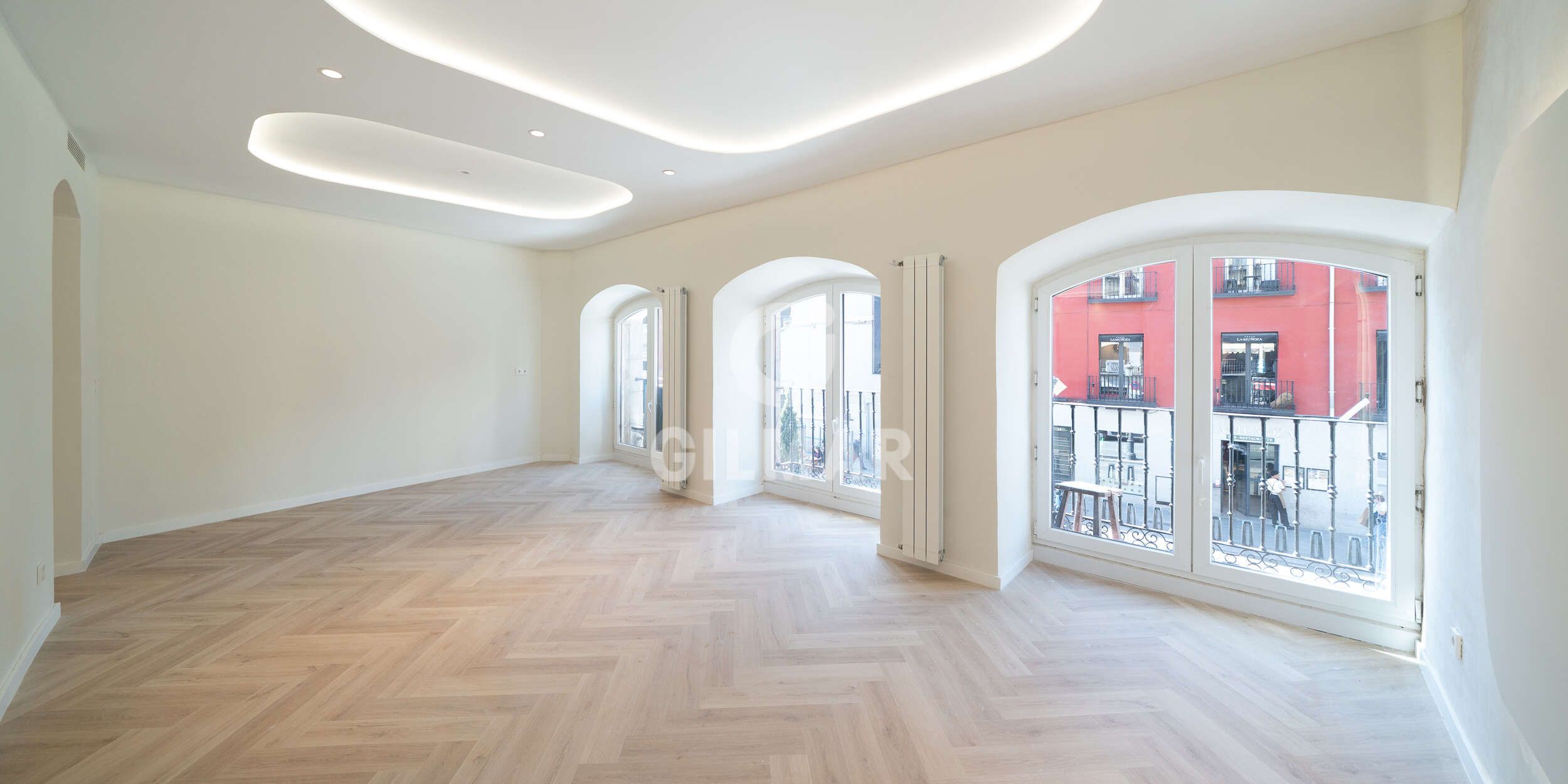 Living room of Flat for sale in  Madrid Capital  with Heating