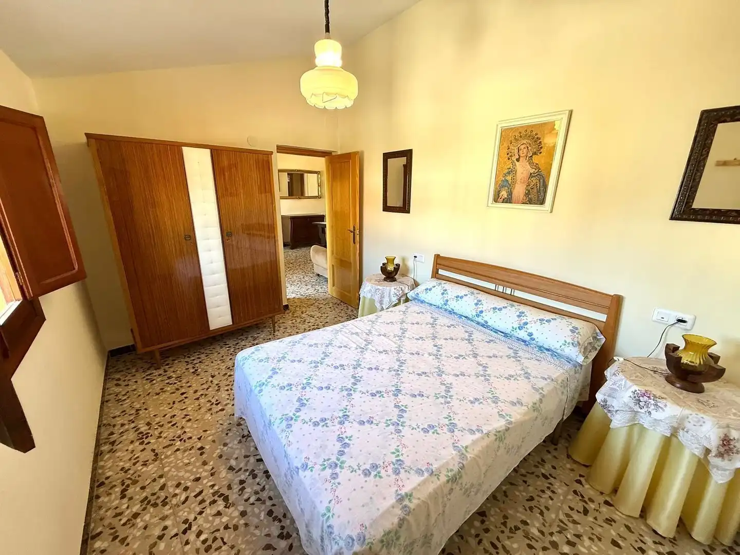 Schlafzimmer von Einfamilien-Reihenhaus zum Verkauf in Pulpí mit Heizung, Terrasse und Abstellraum