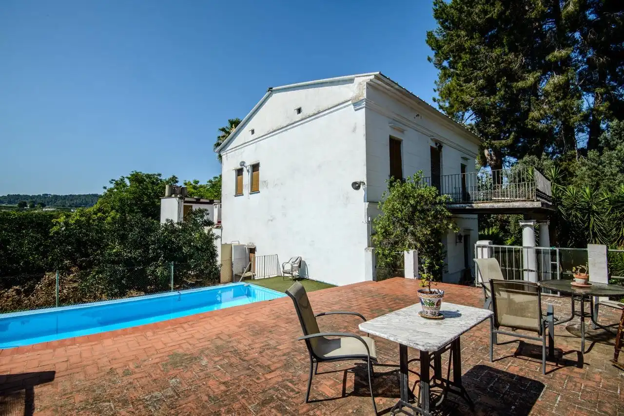 Jardí de Finca rústica en venda en Villanueva de Castellón amb Calefacció, Jardí privat i Terrassa