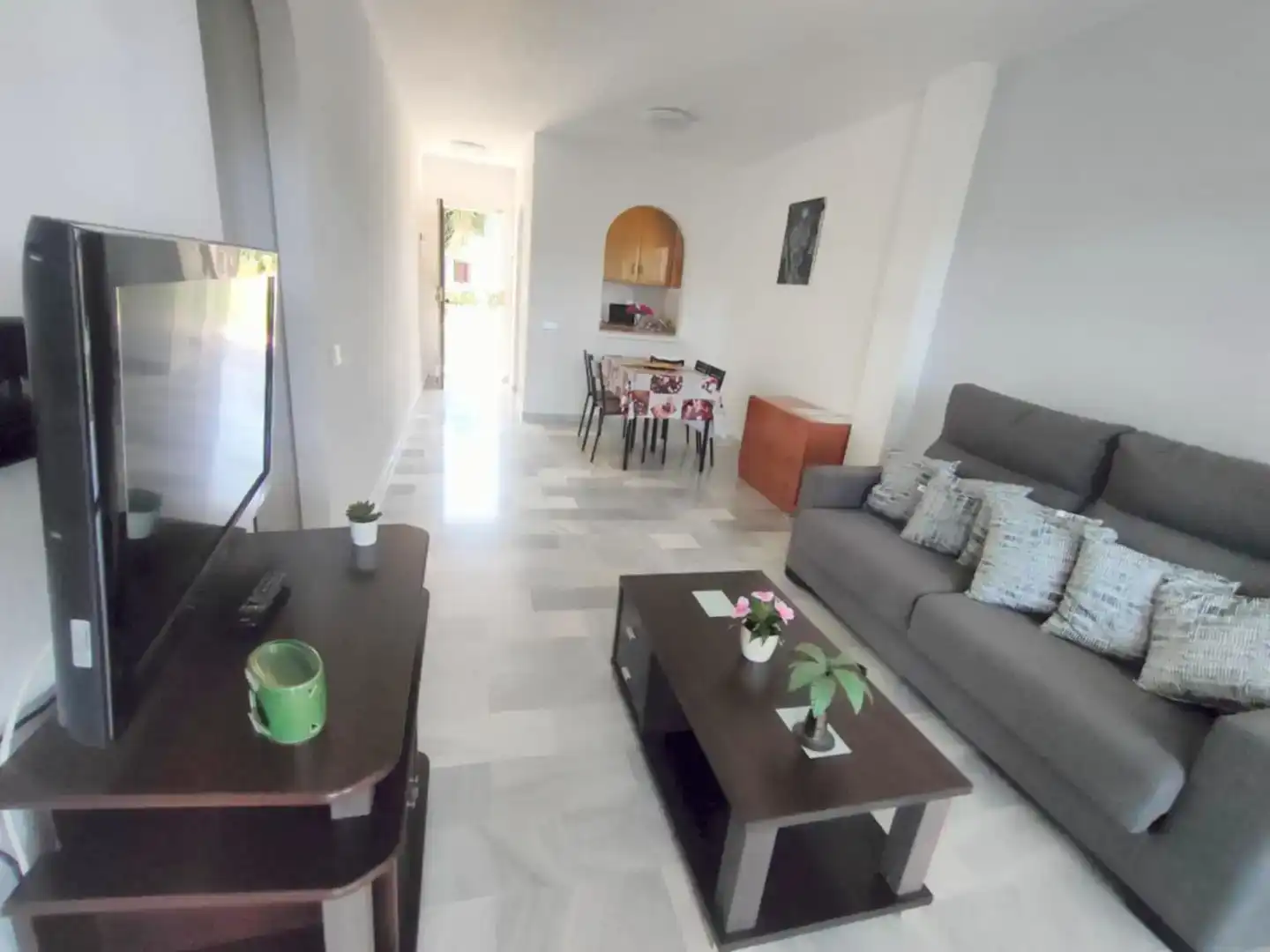 Living room of Flat for rent in El Faro de Calaburra - Chaparral