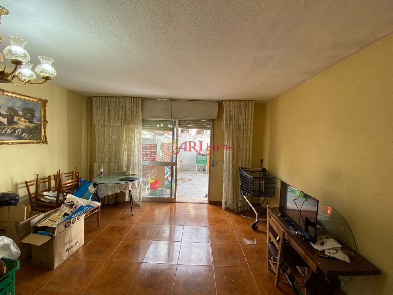 Exterior view of Single-family semi-detached for sale in  Madrid Capital  with Heating, Terrace and Storage room