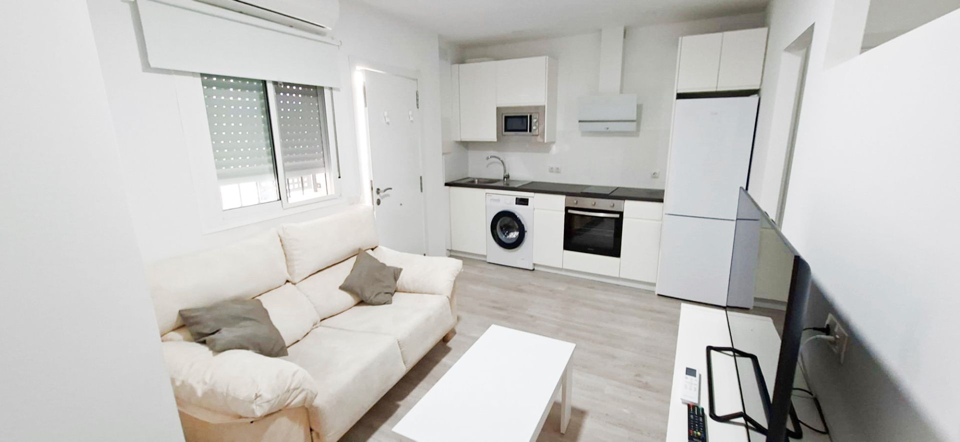 Kitchen of Apartments for rent in Málaga Capital  with Air Conditioner, Terrace and Furnished