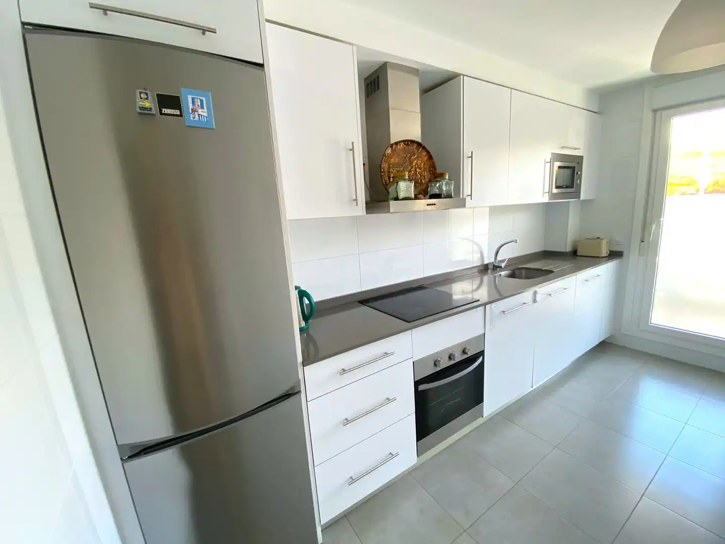 Kitchen of Flat for sale in Castro-Urdiales  with Heating, Private garden and Parquet flooring