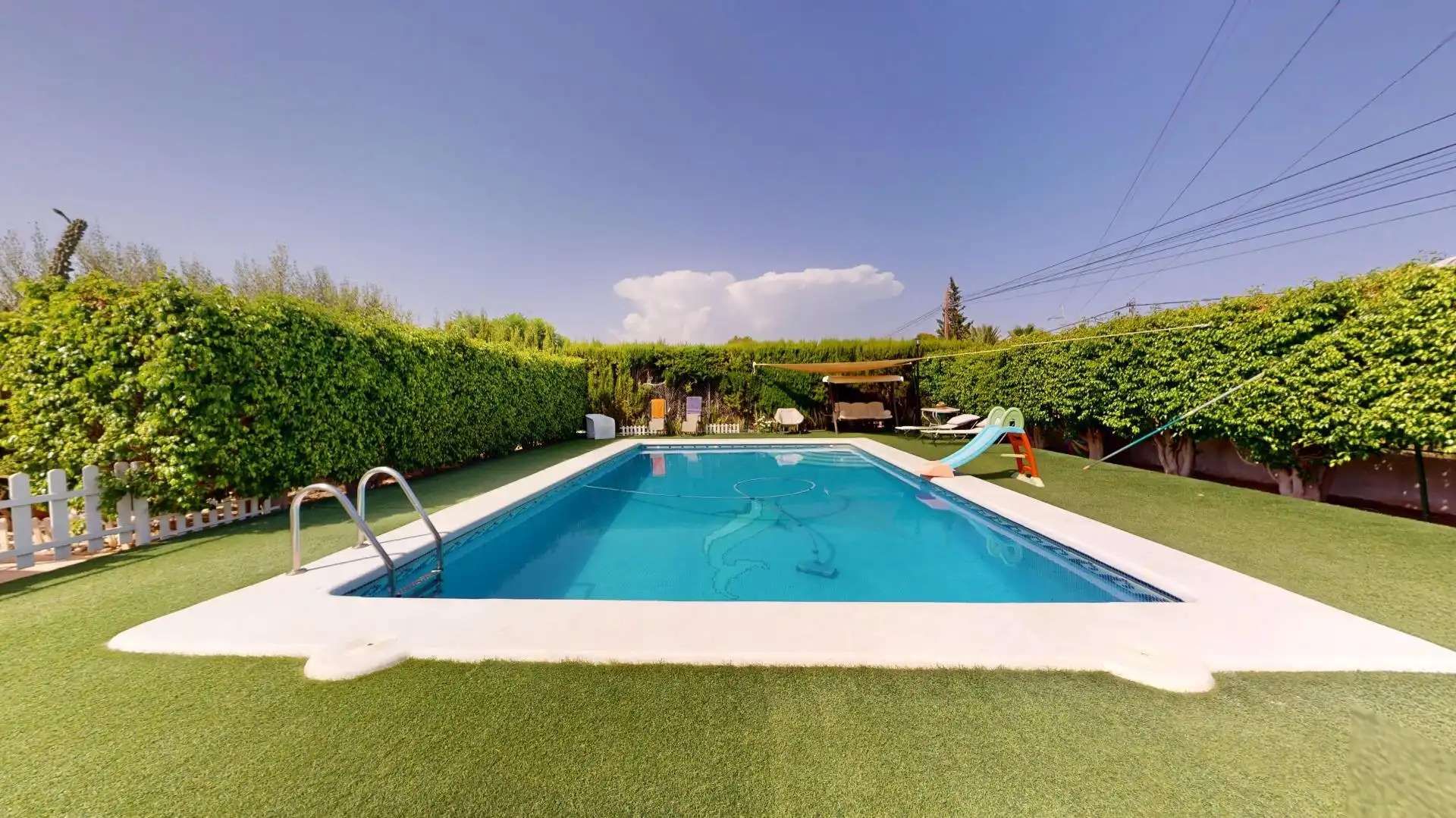 Swimming pool of Houses for sale in Elche / Elx  with Air Conditioner, Private garden and Terrace