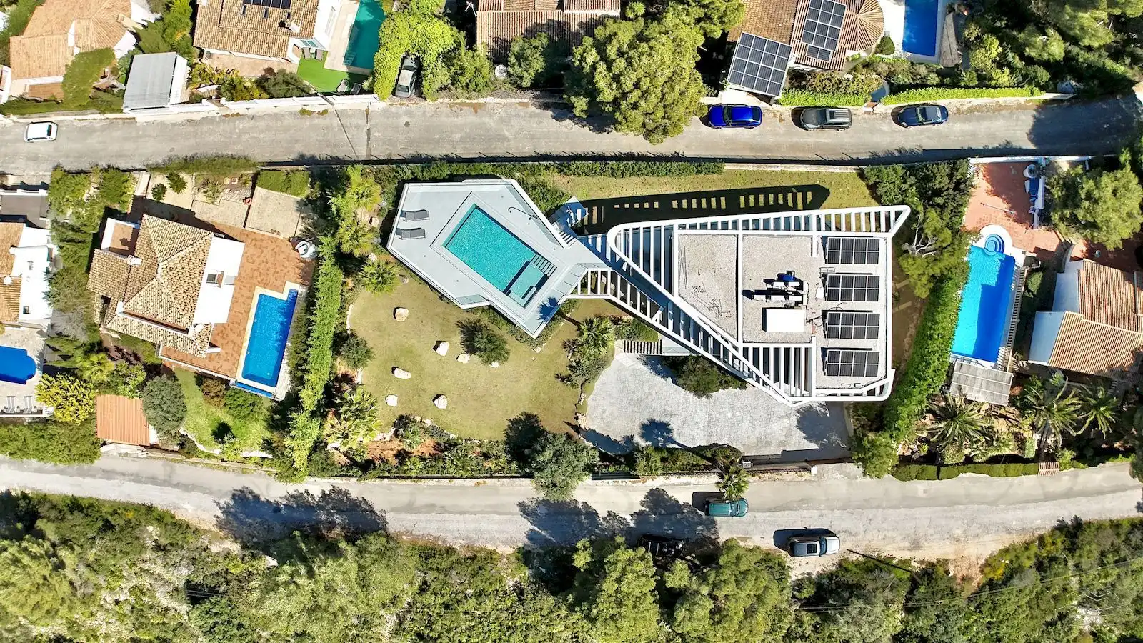 Vista exterior de Casa o chalet en venta en Jávea / Xàbia con Aire acondicionado, Calefacción y Jardín privado