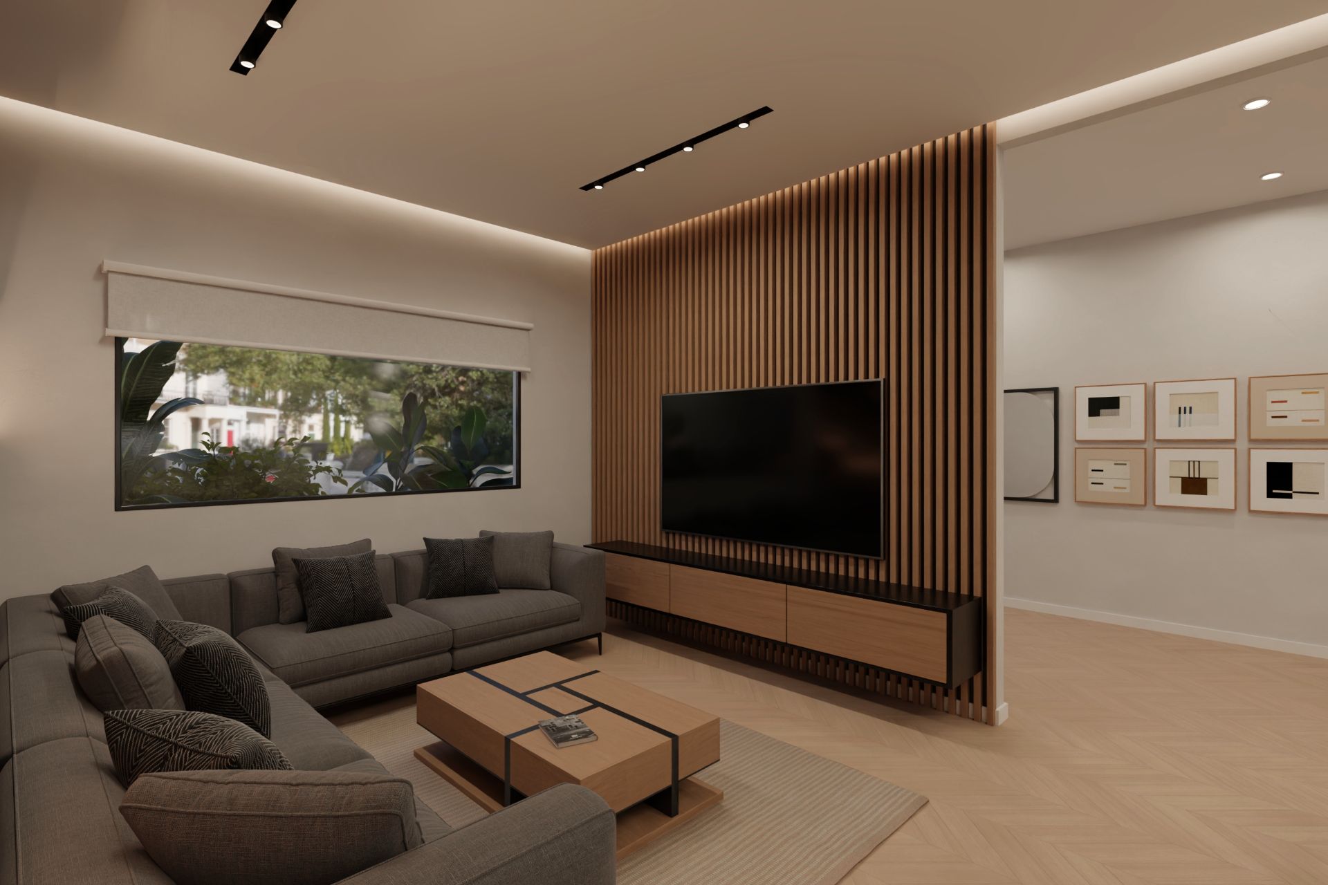 Living room of House or chalet for sale in Badalona  with Air Conditioner, Heating and Parquet flooring