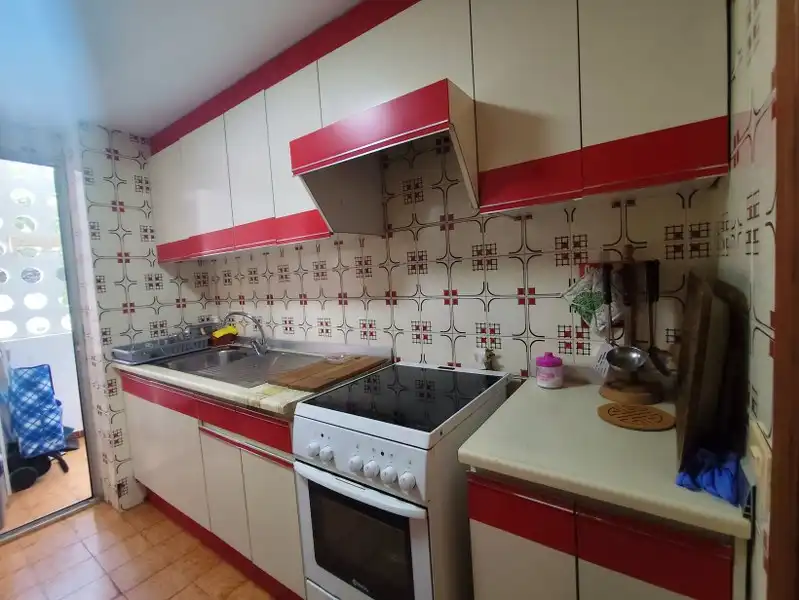 Cocina de Apartamento en venta en Cullera con Terraza, Amueblado y Horno