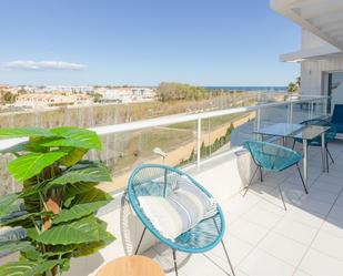 Terrace of Duplex to rent in Oliva  with Air Conditioner and Swimming Pool