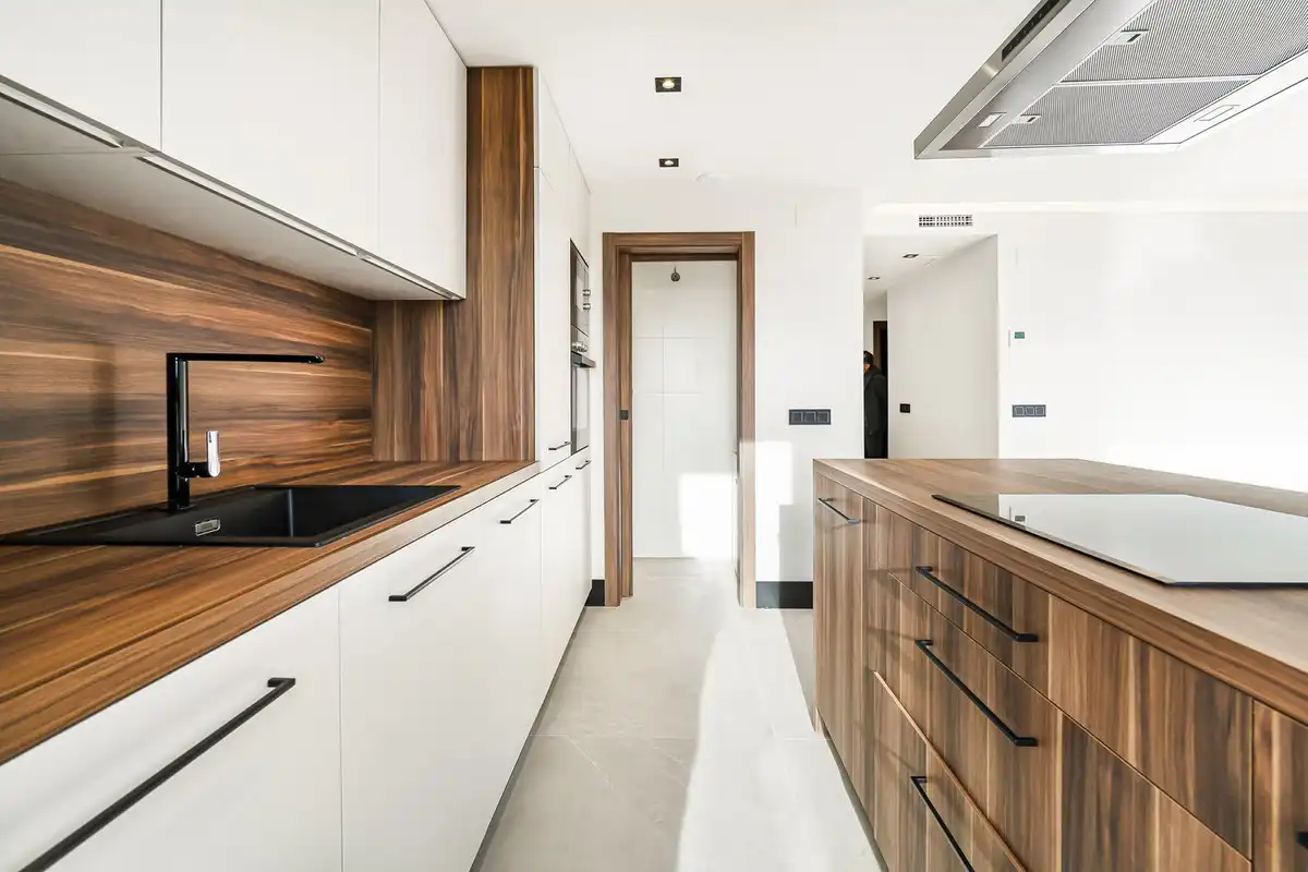Cocina de Dúplex de alquiler en Marbella con Aire acondicionado, Terraza y Se aceptan mascotas