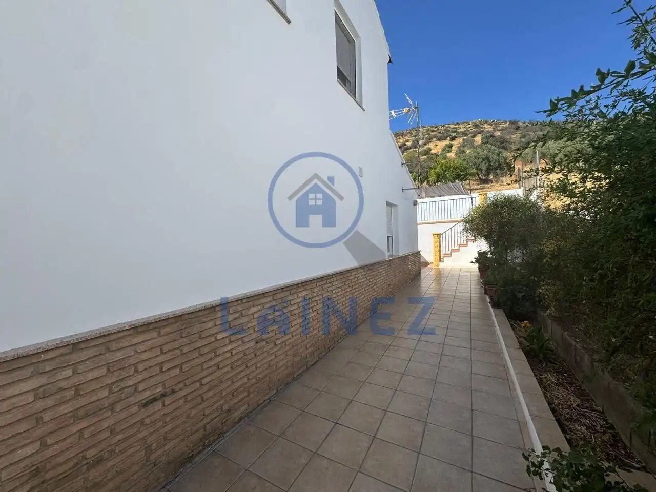 Vista exterior de Casa o xalet en venda en Villaharta amb Calefacció, Jardí privat i Terrassa