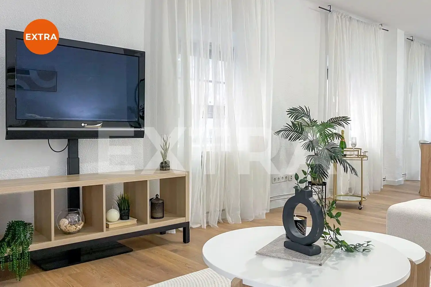 Sala de estar de Piso en venta en Madrid con Calefacción y Alarma