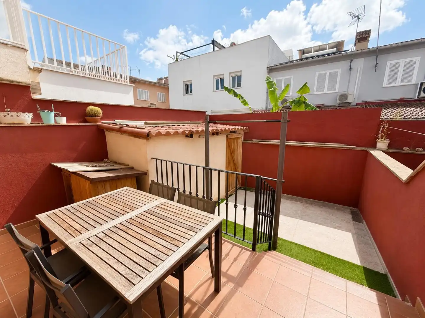 Terrassa de Casa adosada en venda en Marratxí amb Aire condicionat, Calefacció i Parquet