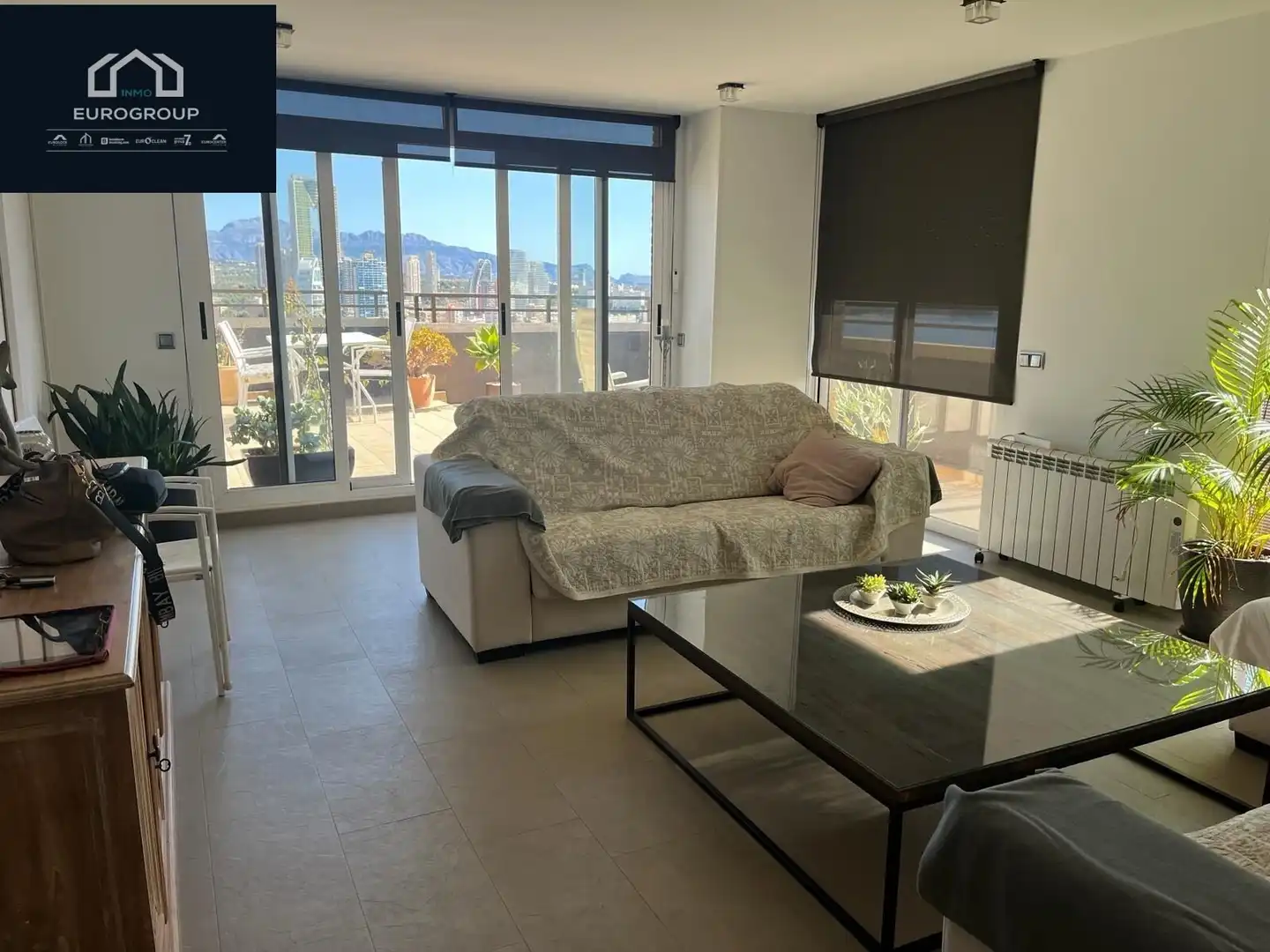 Sala d'estar de Àtic en venda en Finestrat amb Aire condicionat, Calefacció i Terrassa