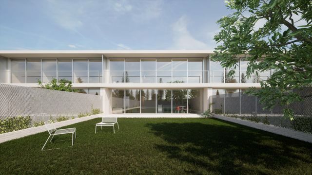 Exterior view of House or chalet for sale in Villamantilla  with Air Conditioner and Private garden