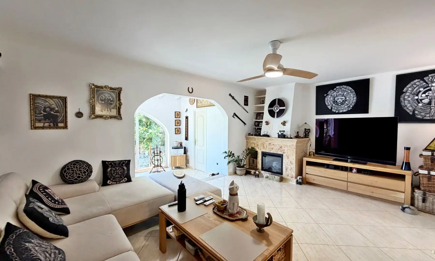Living room of Houses for sale in Dénia  with Air Conditioner, Heating and Private garden