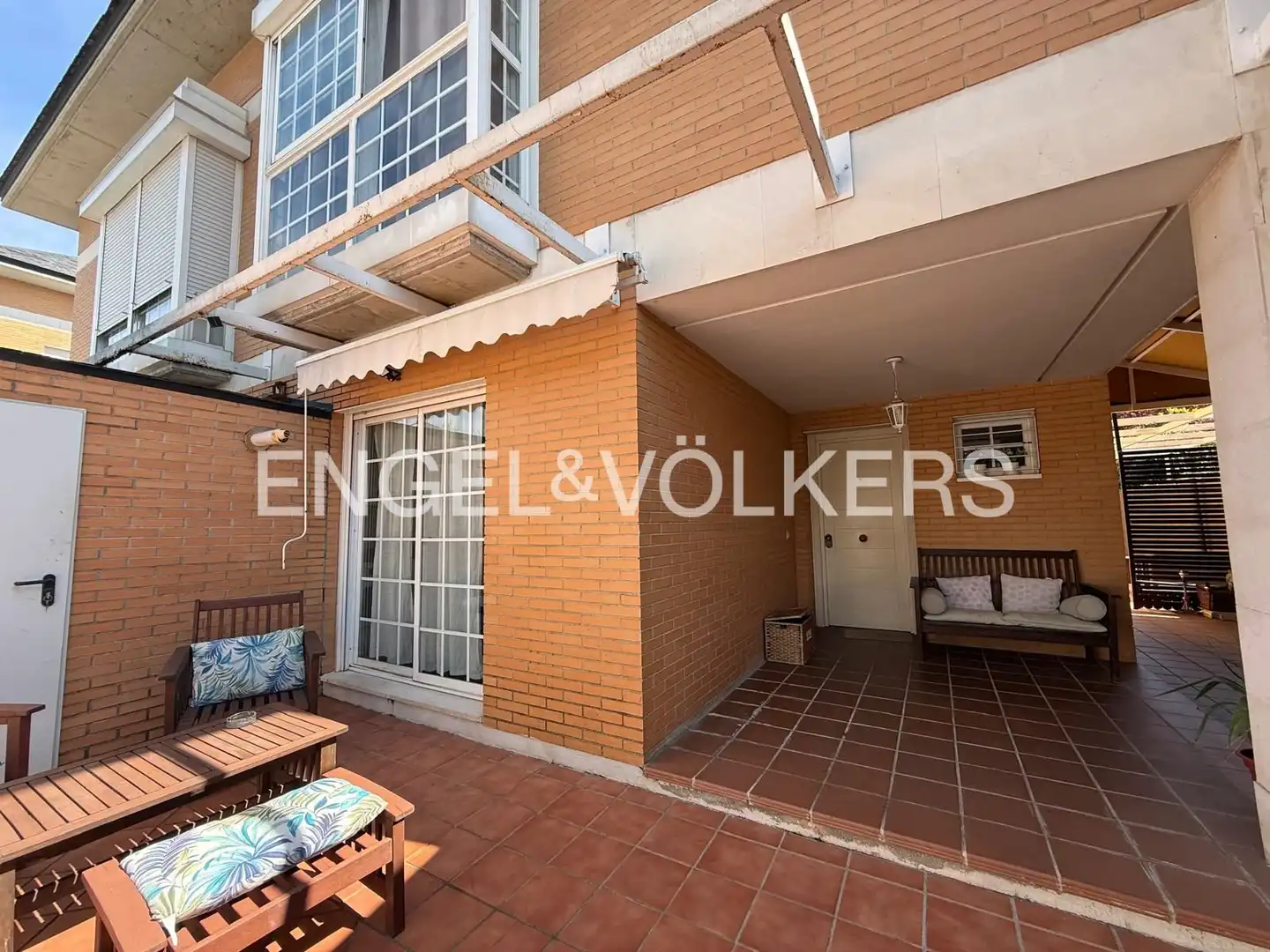 Terraza de Casa adosada en venta en Rivas-Vaciamadrid con Aire acondicionado, Calefacción y Jardín privado