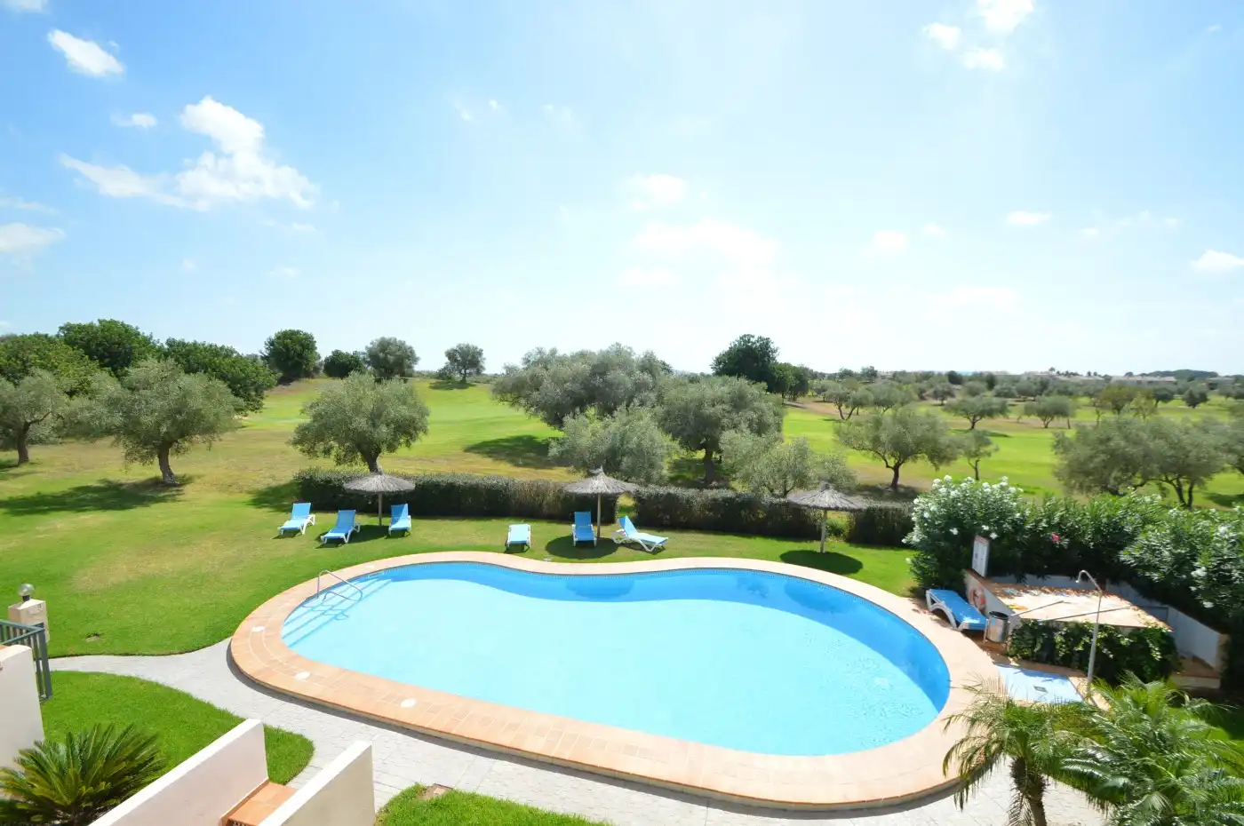Swimming pool of Apartments for sale in San Jorge / Sant Jordi  with Air Conditioner, Heating and Terrace