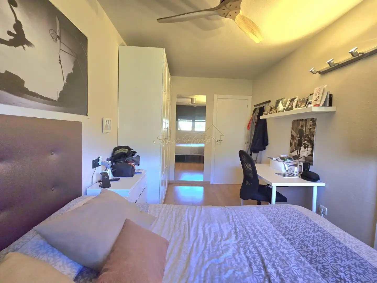Bedroom of Flat for sale in Montgat  with Air Conditioner, Heating and Parquet flooring
