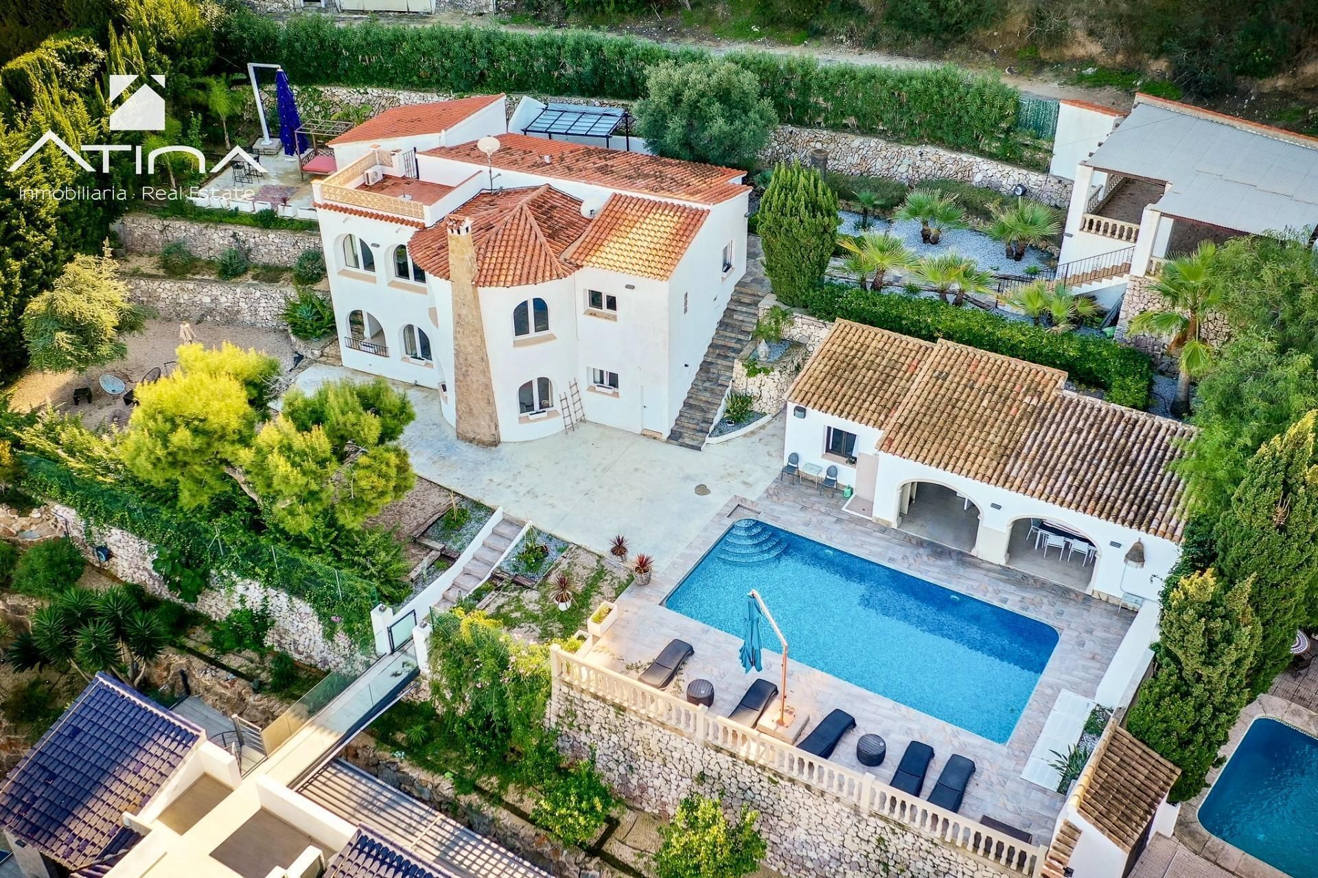 Vista exterior de Casa o xalet en venda en Jávea / Xàbia amb Aire condicionat, Calefacció i Jardí privat
