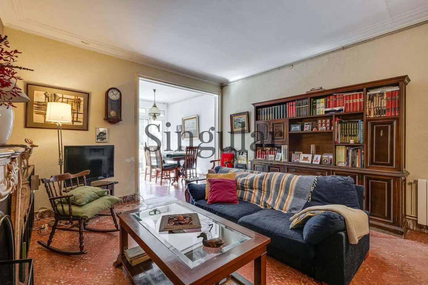 Sala d'estar de Edifici en venda en Barcelona
