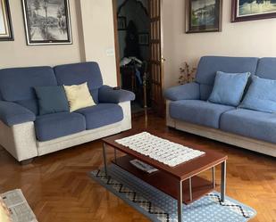 Living room of Flat to rent in Lugo Capital  with Heating, Terrace and Furnished