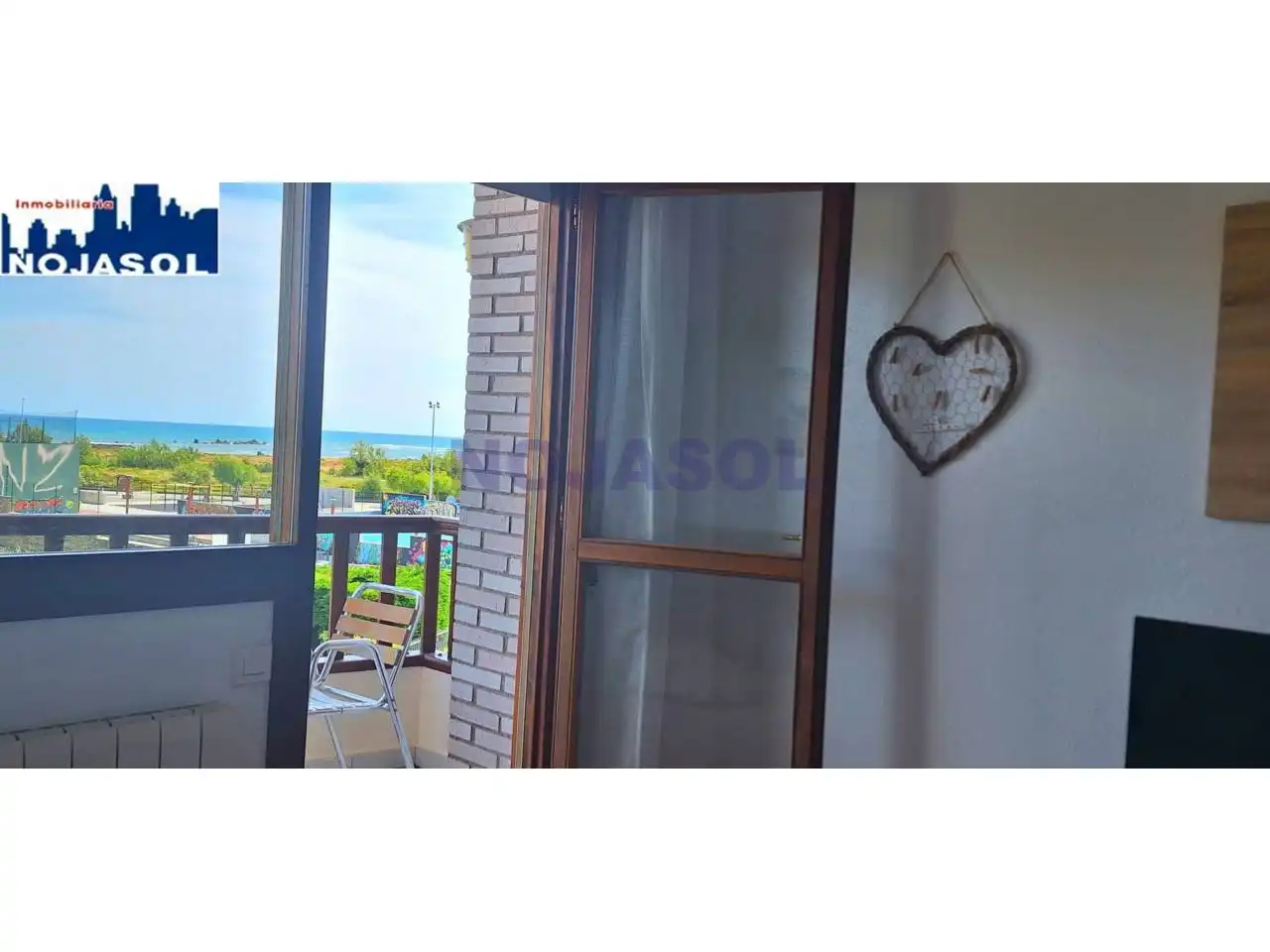 Schlafzimmer von Wohnung zur Miete in Noja mit Heizung, Terrasse und Möbliert