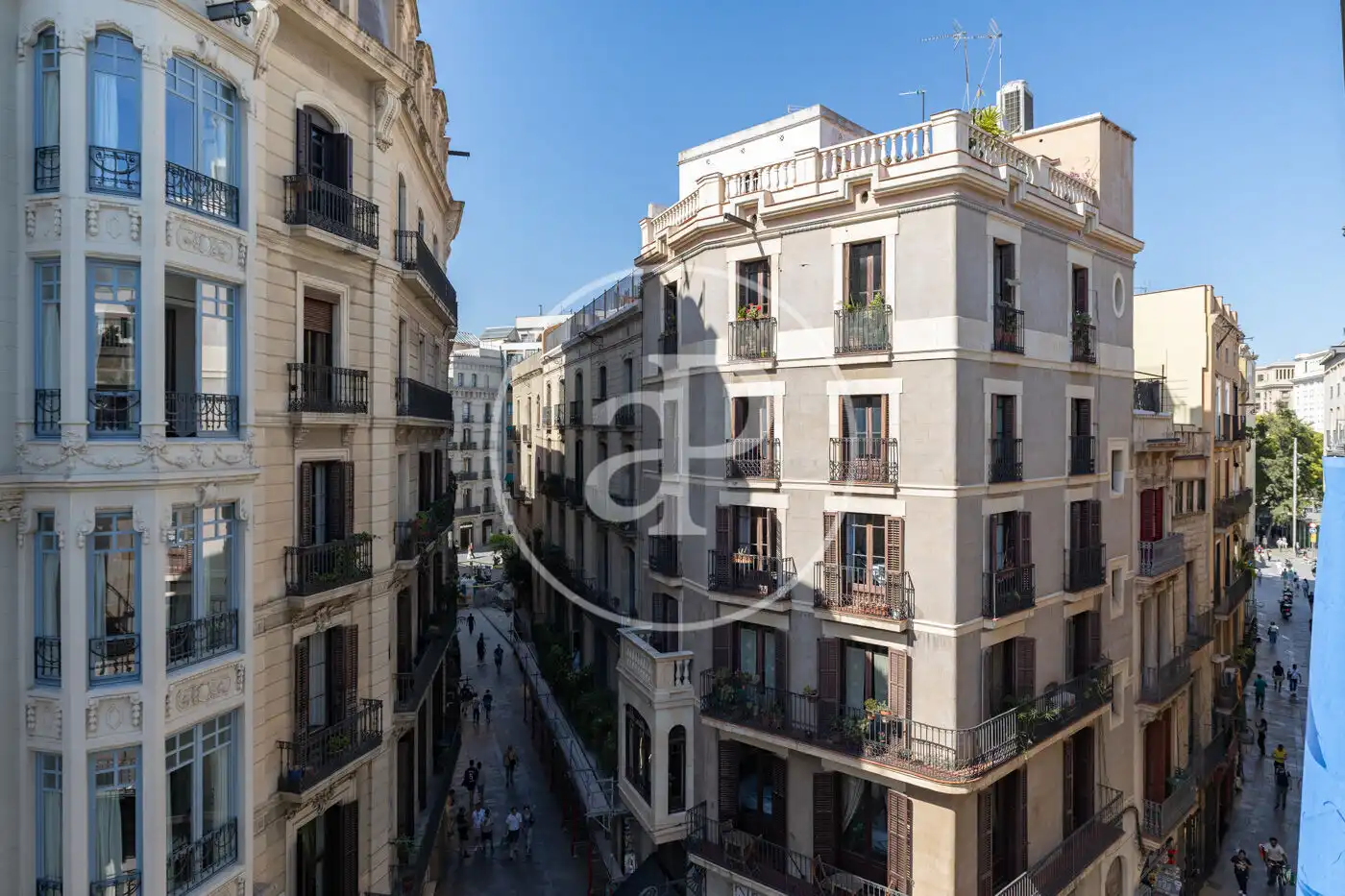 Vista exterior de Pis de lloguer en Barcelona amb Aire condicionat, Calefacció i Terrassa