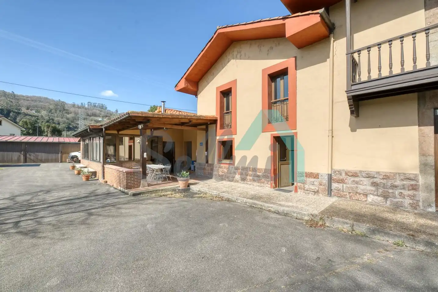 Exterior view of Houses for sale in Ribera de Arriba  with Heating, Private garden and Terrace