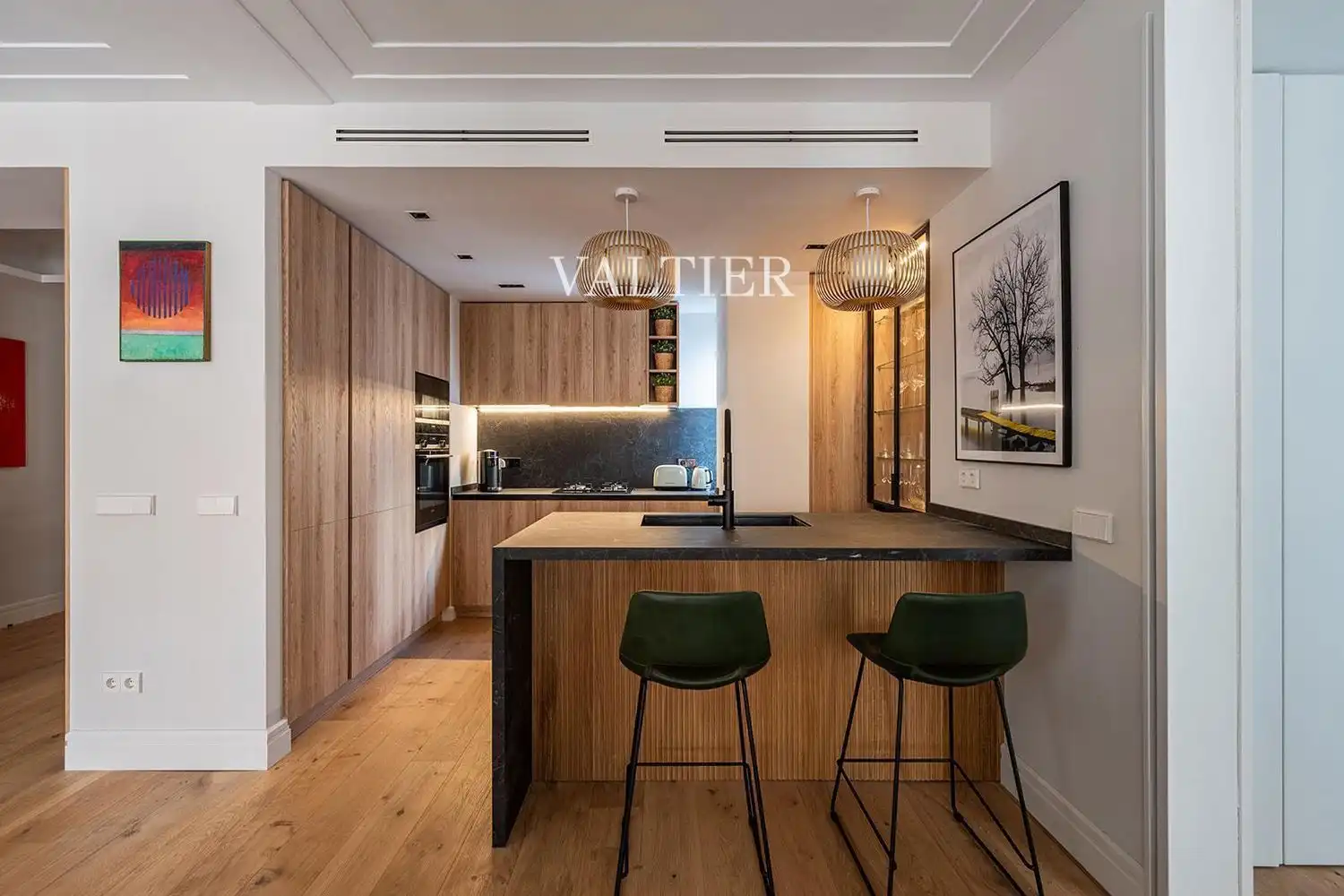 Küche von Wohnung zur Miete in  Madrid Capital mit Klimaanlage, Heizung und Terrasse