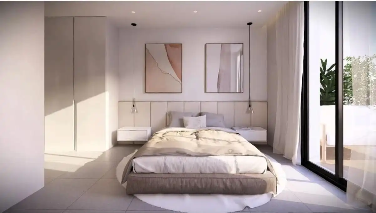 Dormitori de Apartament en venda en Jávea / Xàbia amb Alarma i Piscina comunitària