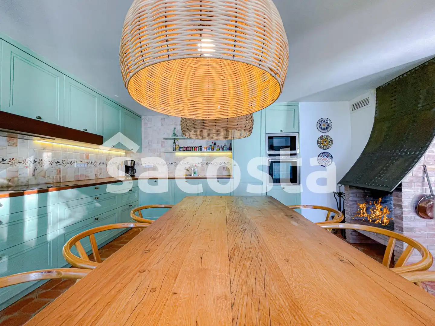 Cocina de Casa o chalet en venta en Lloret de Mar con Aire acondicionado, Calefacción y Jardín privado