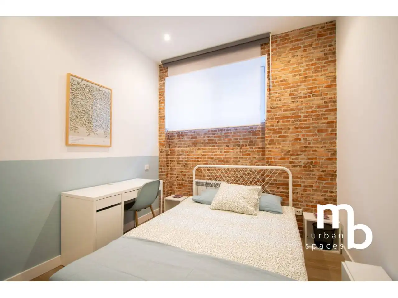 Habitación de Apartamento de alquiler en Madrid con Aire acondicionado, Calefacción y Amueblado